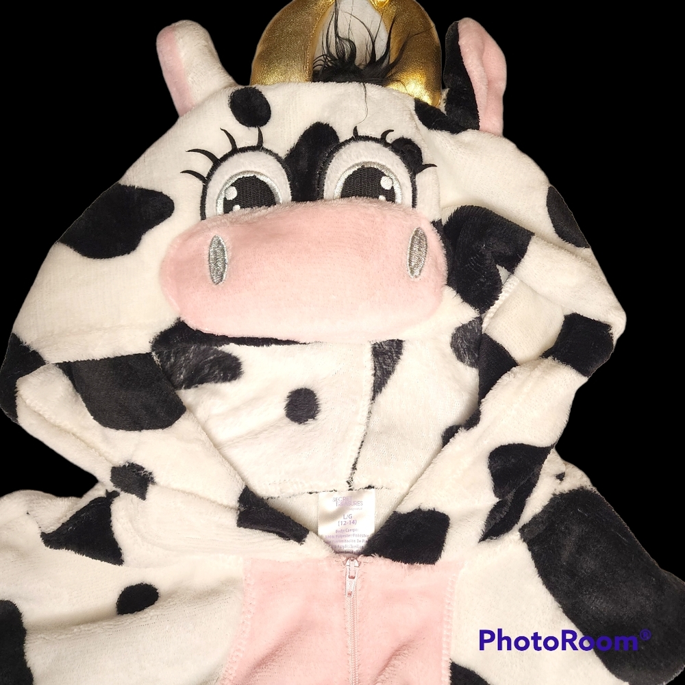🎃Cute Cow onesie sz L